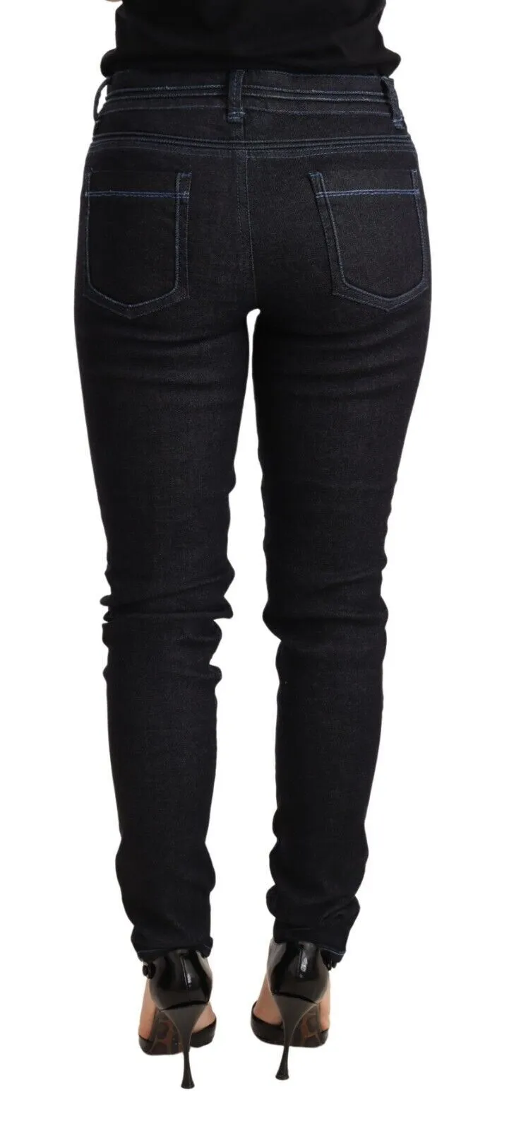 Acht  Cotton Low Waist Slim Fit  Women Trouser Women's Jeans