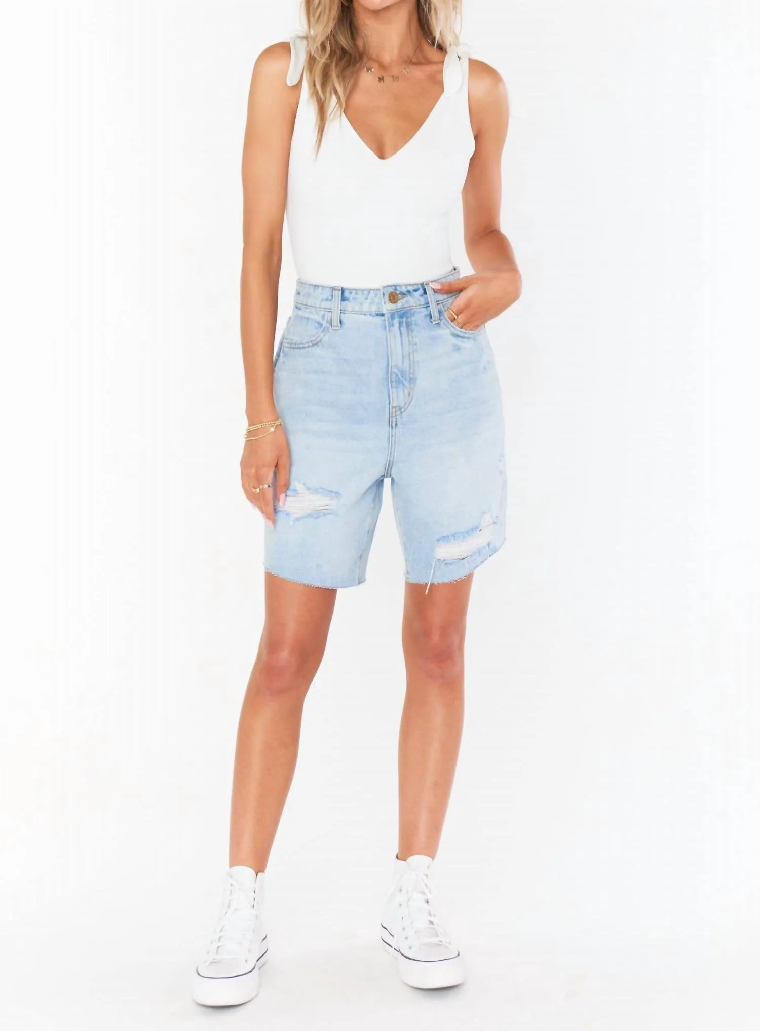Brentwood Shorts In Light Vintage Blue